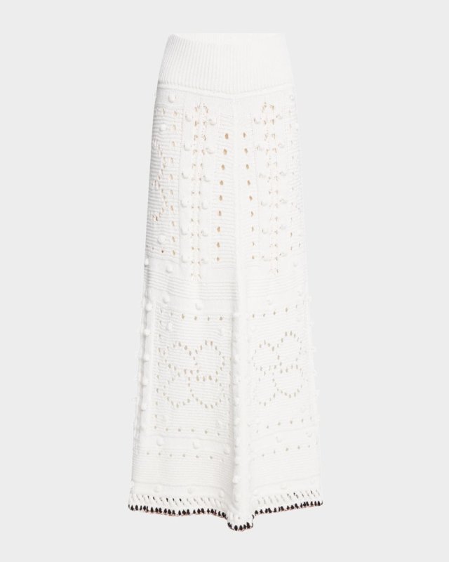 Bohemian Mood Knit Maxi Skirt
